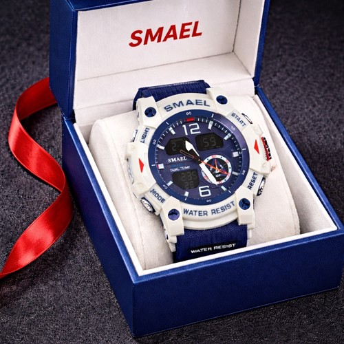 Orologio uomo smael blu - smael, e