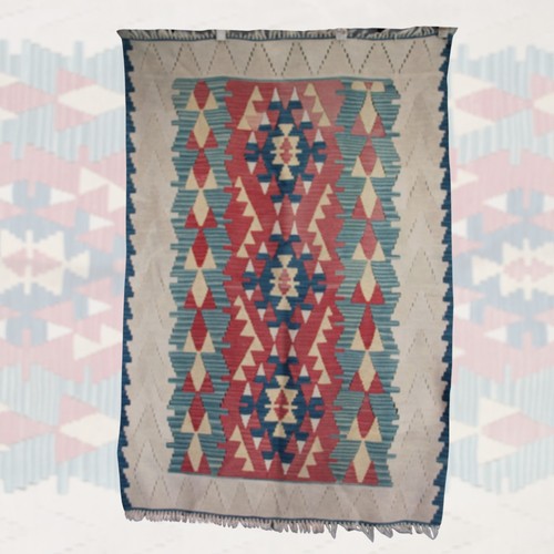 Kilim lana vintage trama - kilim, di