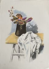 GIOVANNI CAPPELLI litografia Vaso di Fiori   50x70 firmata numerata 1987