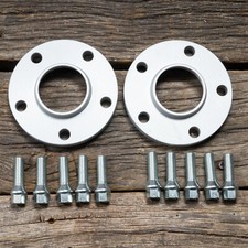 Passaruota 24mm 2x12mm SCC per Mercedes con viti piastra argento