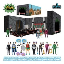 Batman 1966 Deluxe Box Set 7 Action Figures 5 Points 9 cm Mezco Toyz