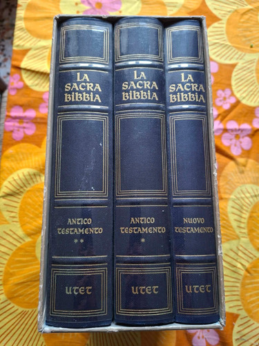 Sacra bibbia utet - bibbia, volumi