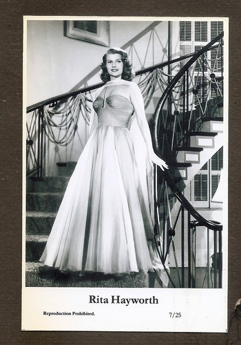 Rita hayworth cartolina foto - rita,