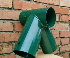 Connettore per altalene giunto per pali tondi Ø10 in acciaio zincato verniciato