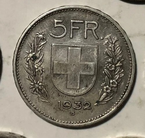 Svizzera franchi 1932 - svizzera, 5