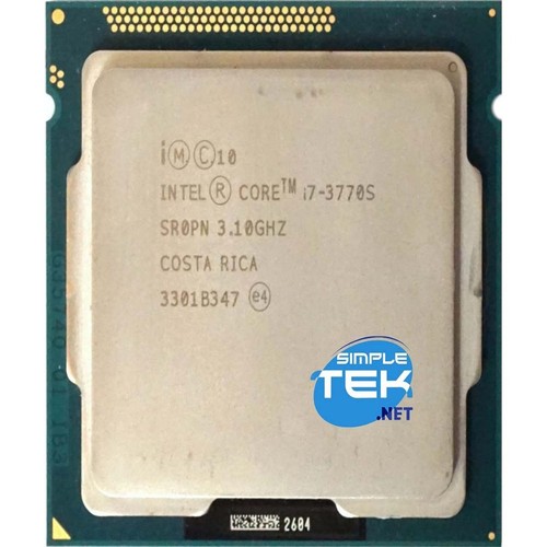 Intel core 3770s - core, sr0pn
