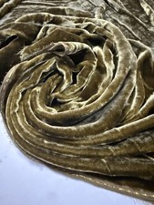 Tessuto Velluto Seta Lungo 4m