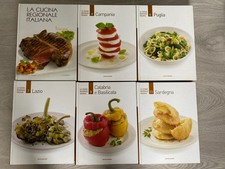 La Cucina regionale Italiana 6 volumi De Agostini Toscana Campania Puglia Lazio