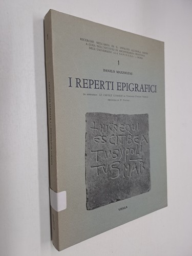 Reperti epigrafici danilo - -,