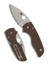 Spyderco Lil' Native Sprint Run Marrone Manico G-10 15VN Lama Acciaio C230GPBN15V