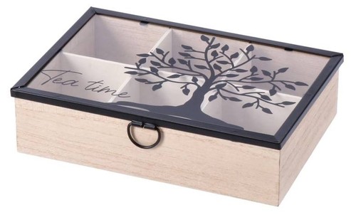 Scatola porta the scomparti - 6,