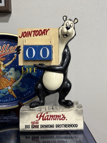 Insegna vintage hamm - hamm's, beer