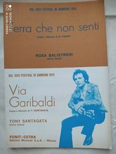 TONY SANTAGATA "VIA GARIBALDI" - ROSA BALISTRERI "TERRA CHE NON SENTI" - 1973