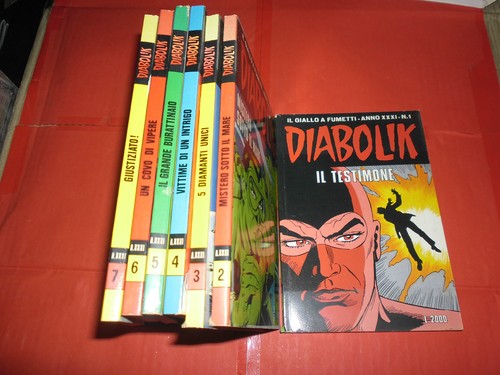 Diabolik rare complete - rare,