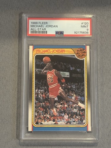 1988 fleer michael jordan psa - fleer,