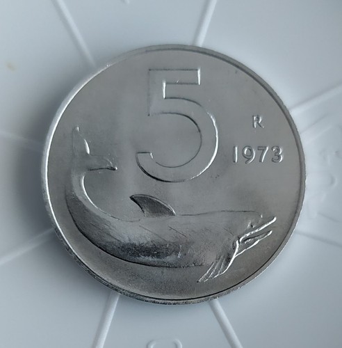 Monete lire italia 1973 - monete, 5
