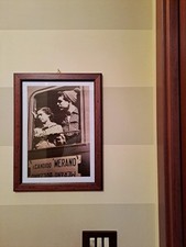 Quadro 30x40 con stampa per appassionati di ferrovia FS e di treni 0-H0-N-Z