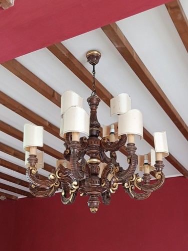 Bellissimo lampadario legno - bellissimo,