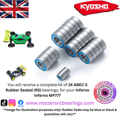 Kit cuscinetti completo kyosho - kit,