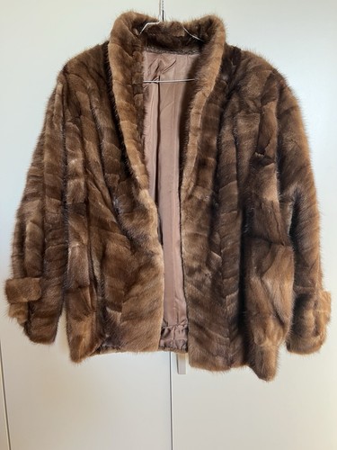 Cappotto vera pelliccia di - in,