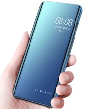 Mirror Leather Flip Case For