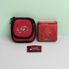 Nintendo Game Boy Advance SP Pokémon Groudon Ruby Limited Edition ITALIANO