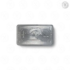 Lotto di 5 lingotti lingotti di canguro in titanio puro TROY ONCIA/OZ .999 - 31 g Ti