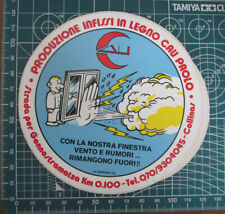 Infissi in legno Collinas   ADESIVO STICKER VINTAGE NEW ORIGINAL