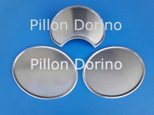 Tabelle portanumero alluminio N°1 anteriore bombata curva e N°2 laterali piatte