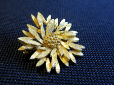 PICCOLA SPILLA FLOREALE IN LAMIERINO DI METALLO - VINTAGE -