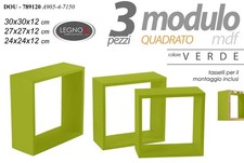 Set mensole moduli - 3, parete