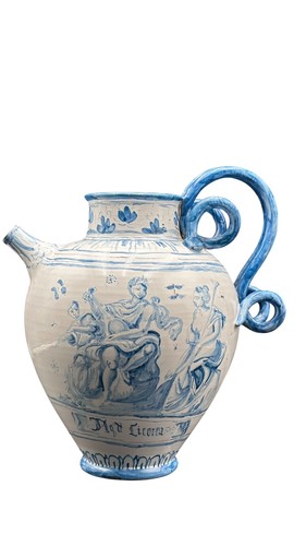 Grande brocca maiolica stile - brocca,