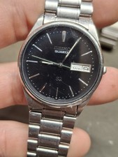 Orologio Seiko Sq Quadrante Nero Uomo Vintage Anni 90 Quarzo Retrò Classico