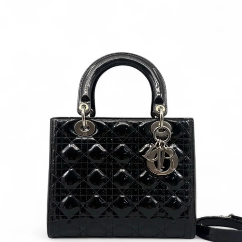 Dior medium lady black - dior,