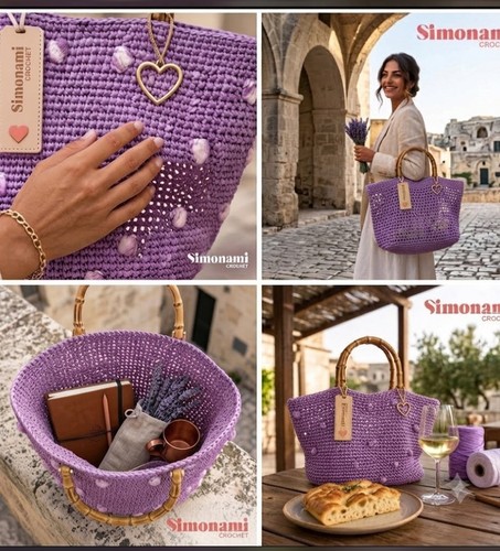 Borsa simonami crochet in - simonami,