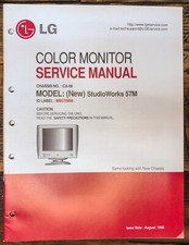 LG StudioWorks 57M Monitor Manuale di servizio *Originale* #1