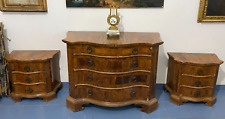 DECORATIVO TRITTICO-COMO' E COPPIA DI COMODINI-BELLE DIMENSIONI-DA RESTAURARE