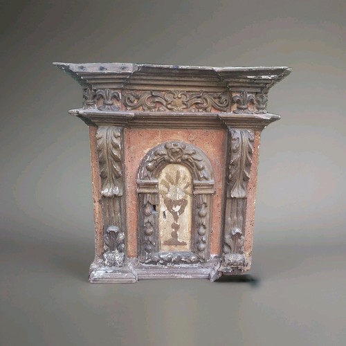 Antico tabernacolo legno - antico, in
