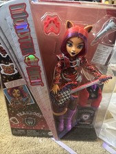 Mattel Monster High Toralei Fearbook Monster Music Club Cool Cat nuovo di zecca