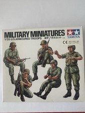 Military Miniature US Armoured Troops Set Scala 1/35 Item MM184-200 Tamiya