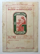 Catalogo - Gritzner Durlach - Macchine da Cucire con Mobile di Lusso - Primi 900