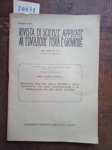 Rivista scienze applicate - di,