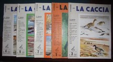Gazzetta de LA CACCIA - Lotto di 5 riviste 1960/61 caccia cane beccaccia