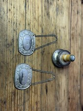 2 Vintage Silver Tone Liquor