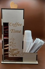 PORTACIALDE in legno inciso a