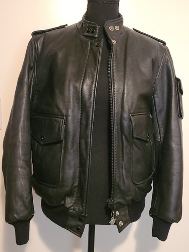 Giacca moto pelle vintage - , hein