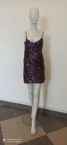 Abito corto paillettes - abito,