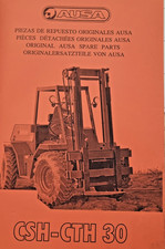 Libro ricambi originale AUSA - carrello elevatore fuoristrada CSH-CTH 30 - E ...
