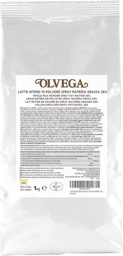 Latte polvere per dolci - in, e
