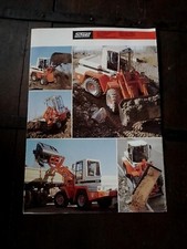 BROCHURE RUSPE PALE GOMMATE SCHAEFF SKL 1990 DOZER ESCAVATORI CANTIERE 